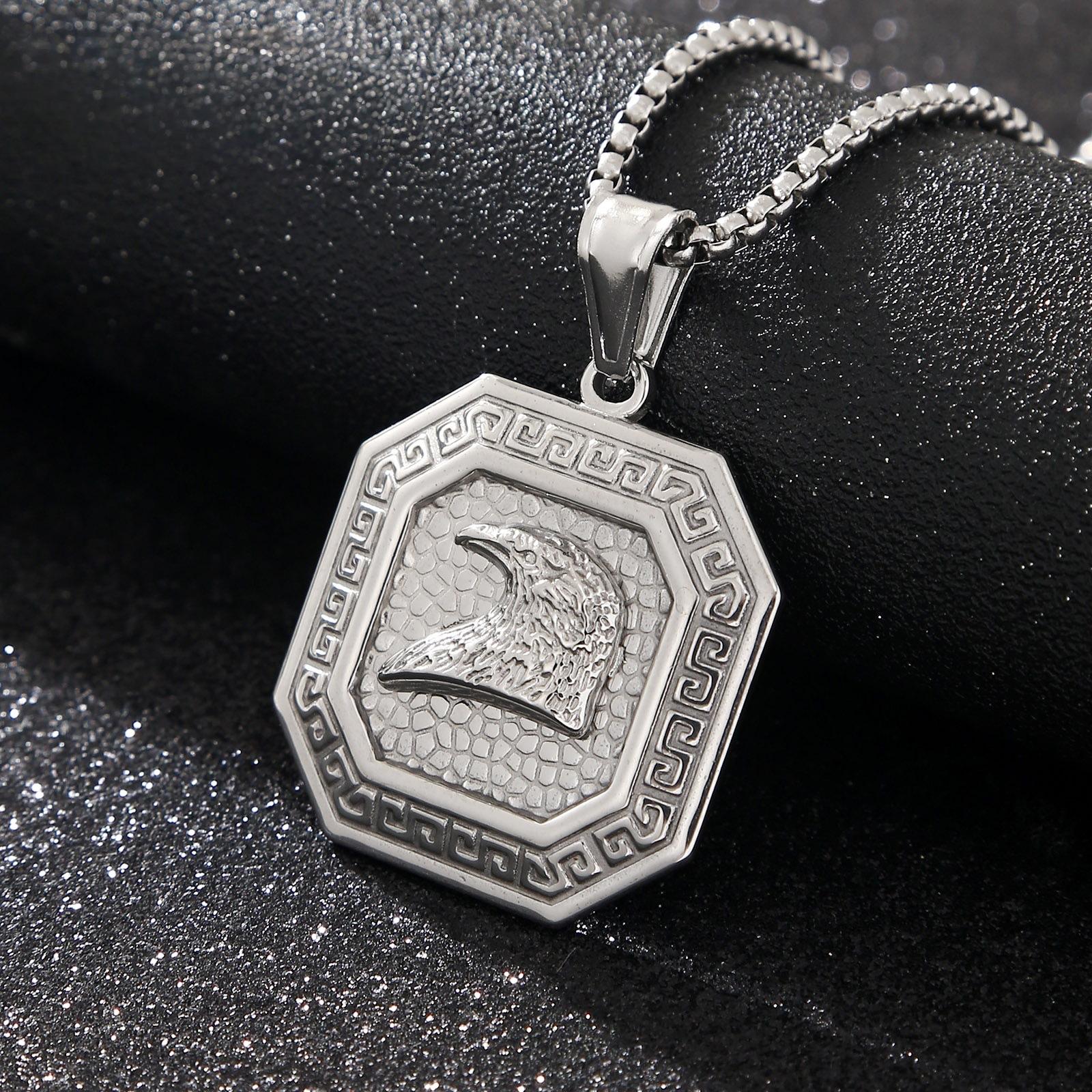 Модный Тренд Украшения Простые и Универсальные 2025 Мужской Кулон Украшения Подарок на Вечеринку Длина Цепочки 55СМ 55CM