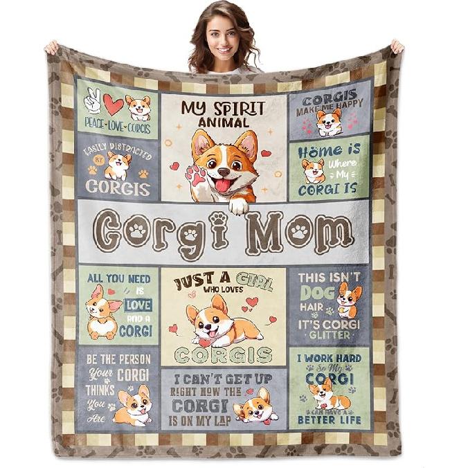 Pug Gifts, Pug Gifts Blankets 60 x50 , Pug Mom Gifts, Pug Gifts for Pug Lovers, Pug Gifts for Women, Puppy Gifts for Girls, Gifts for Pug Dog 60*50
