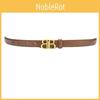 Fashion Leather Belt For Women With Alphabet Buckle For Business And Wear Casual