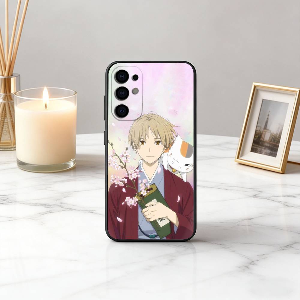 Takashi N-Natsumes Book of F-Friends Phone Case For Samsung S25,S24,S21,S22,S23,S30,Ultra,S20,Plus,Fe,Lite,Note,10,Black Cover