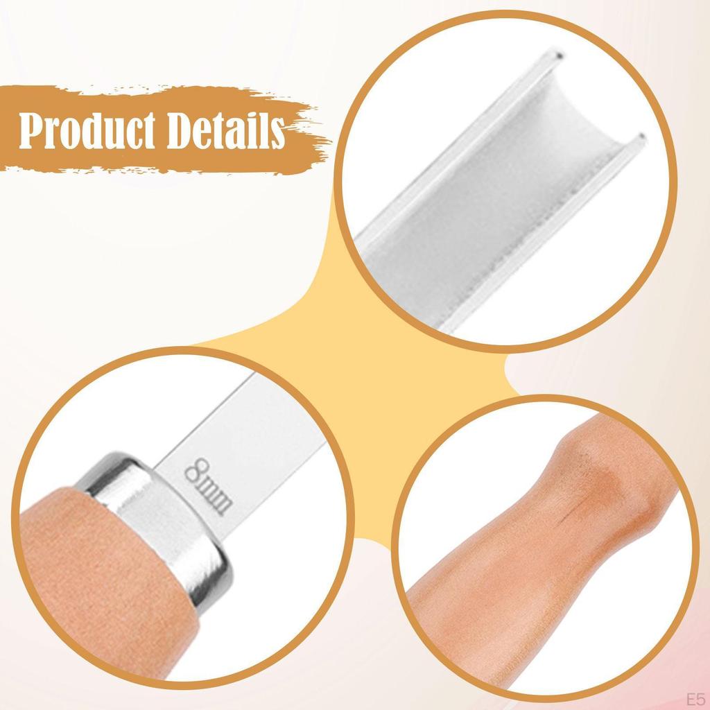 Edge Skiving Beveler Trimmer for Thinning Cutting Leather Working Tool Lightweight Leathercraft