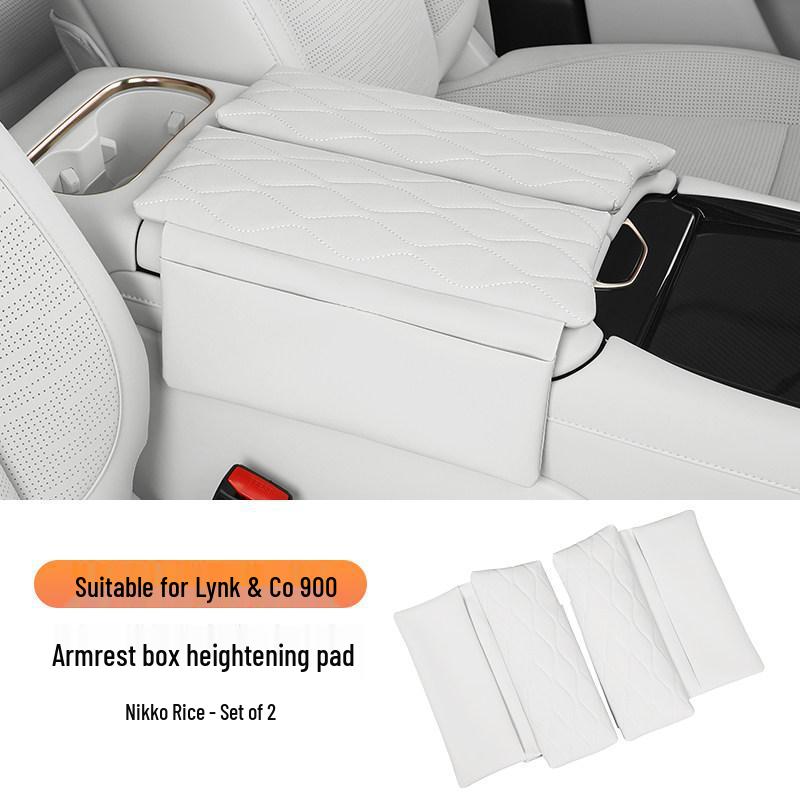 Compatible Lynk & Co 900 Armrest Protector: Center Console Heightening Pad & Car Interior Accessory