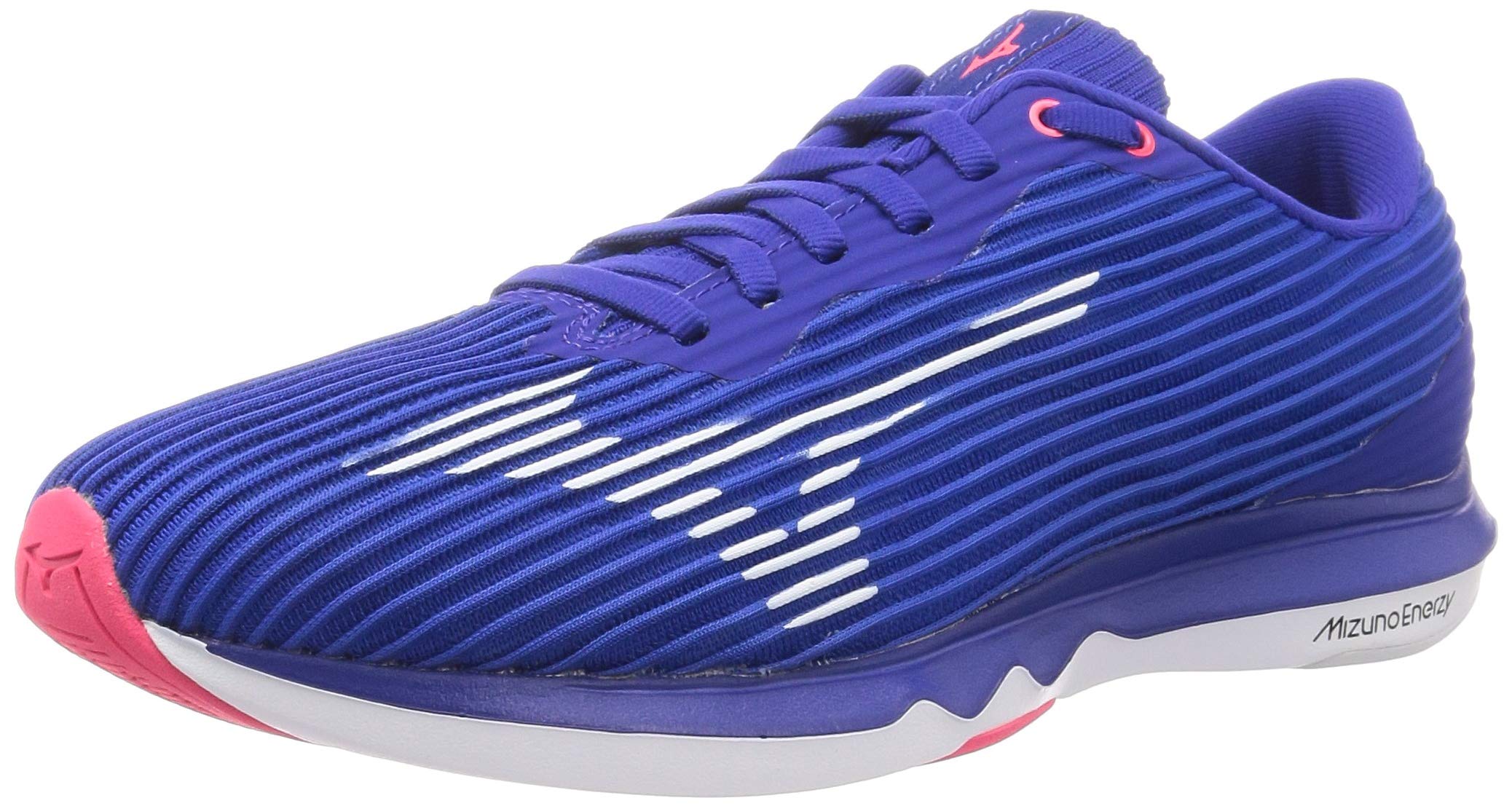 

Mizuno Wave Shadow 4 Running Shoes, Blue/White/Pink, Size 22.5 cm, 2E