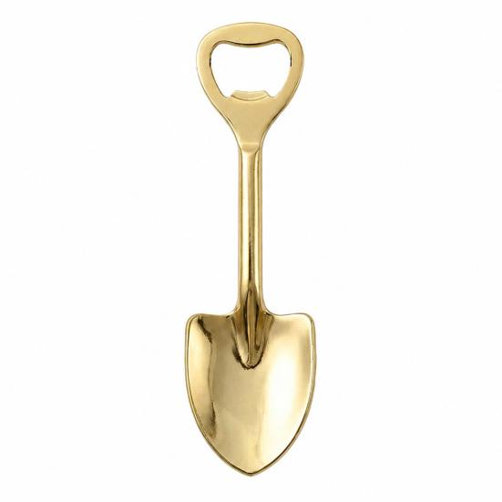 Shovel Shape Bottle Opener Alloy Beer Durable Zinc Opener золотистый