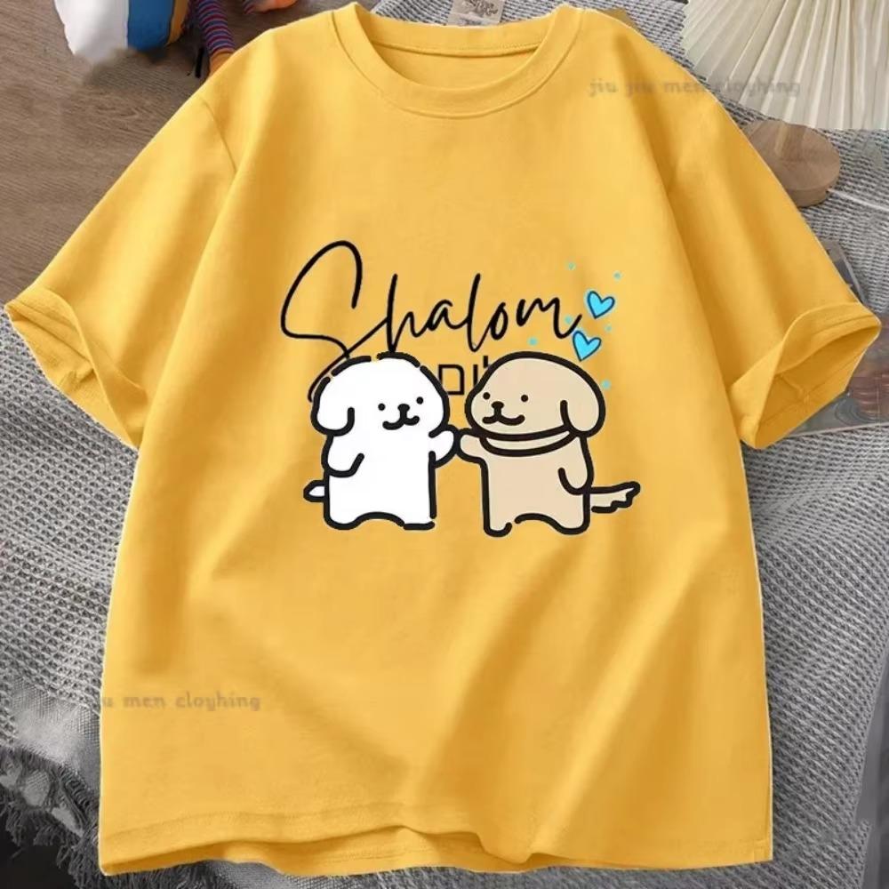 Shabbat Shalom Jewish Men T-Shirt Hebrew Inner Peace Tshirt Cotton Short Sleeve Tees Unisex Men's Clothing Oversize Tshirts Tops