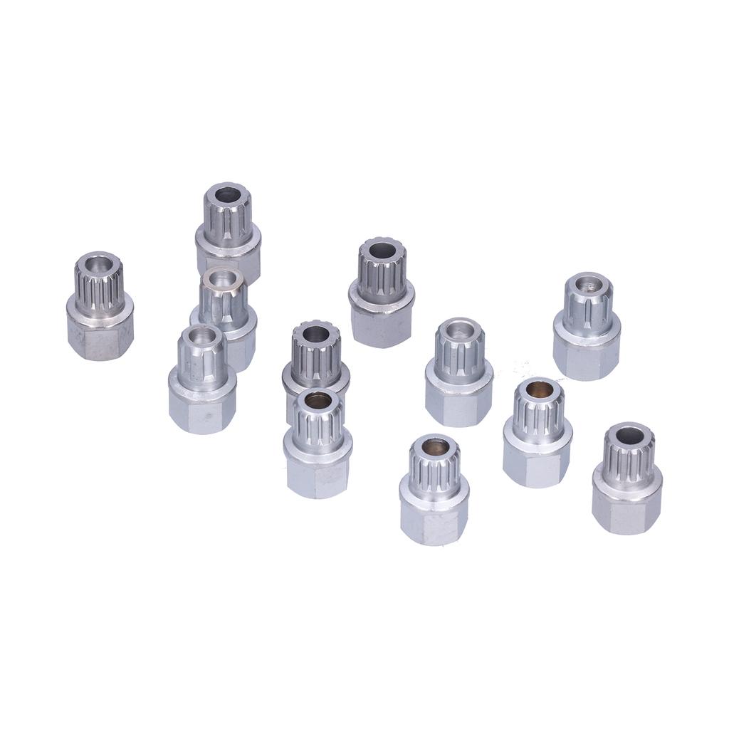 12pcs Car Spline Bits Locking Wheel Nuts Remove Tool Kits Auto Maintenance Repair