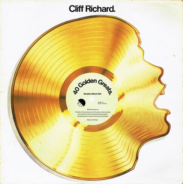 

LP Record CLIFF RICHARD 40 Golden Greats EMTVS6 EMI UK Rock Used