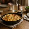Plat à gratin, Assiette chaude, 24 cm, Noir mat