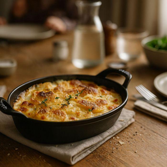 Plat à gratin, Assiette chaude, 24 cm, Noir mat