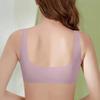 Women's Underwear Fixed Cup Front Buckle Lace Without Steel Ring Vest Bra