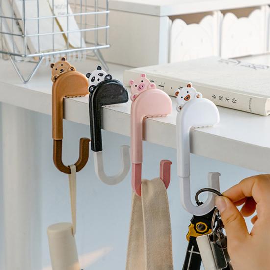 Skládací hák Úložný věšák Silný Nosný Kompaktní Přenosný Multifunkční Úložný Organizér Stolní Hák