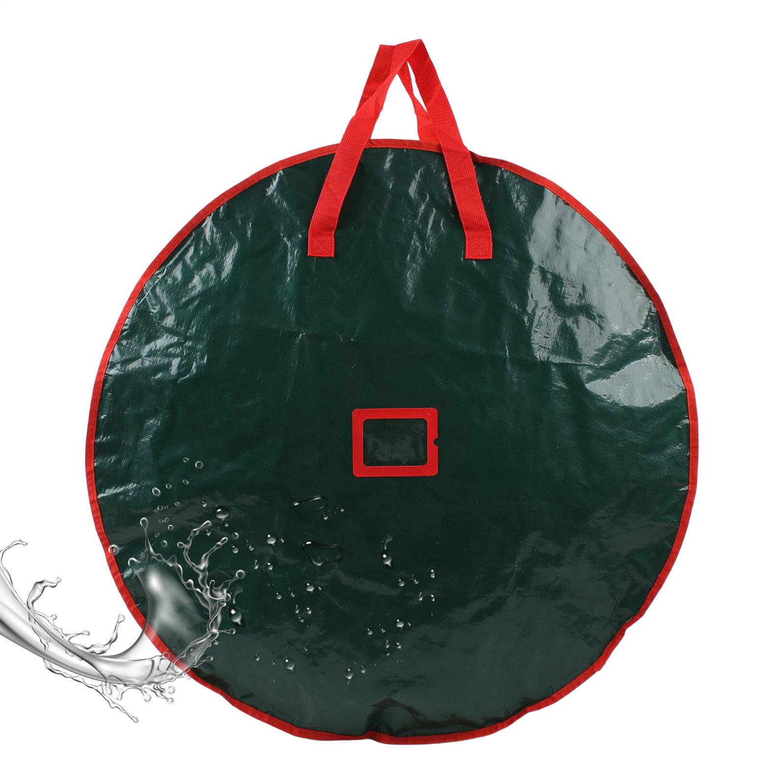 

30-inch Christmas Wreath Storage Container PE Waterproof Fabric Zippered Box Christmas Wreath Storage With Reinforced Handles China Mainland