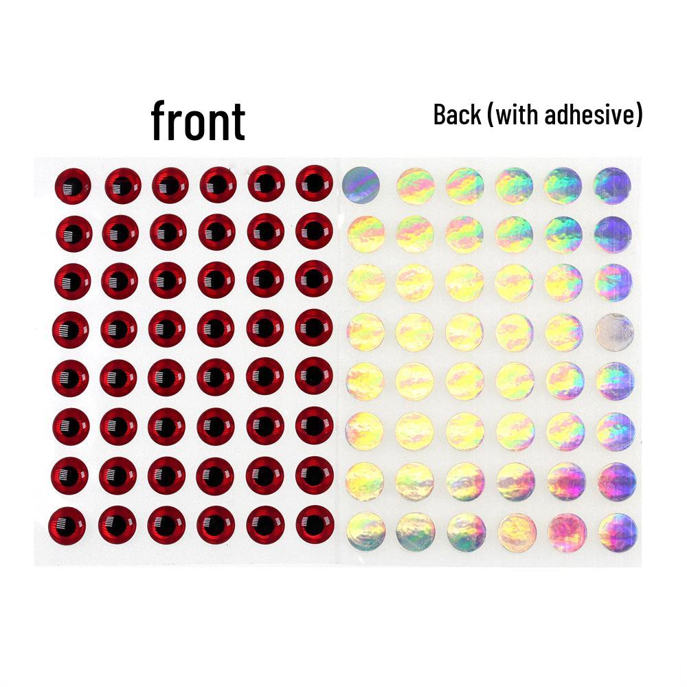 100 szt. Naklejki na oczy Bionicznej Ryby 3D do Akcesoriów Wędkarskich