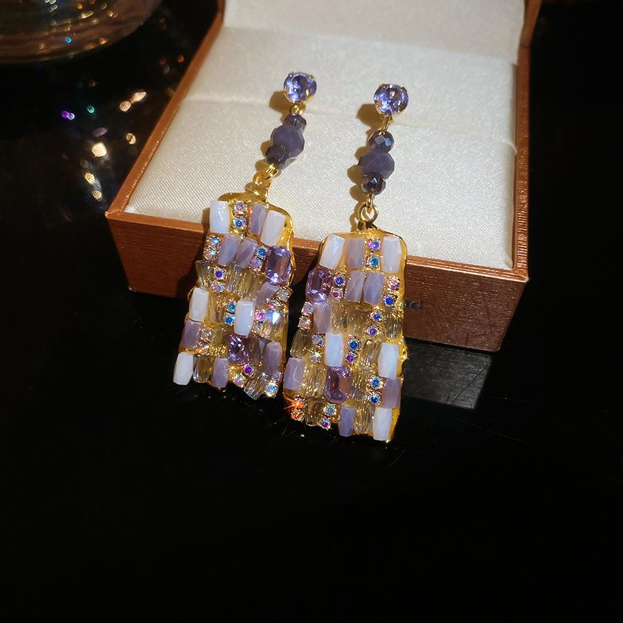 

Сережки-пусети Серце з цирконієм та стразами Срібна голка - Дизайн високої моди