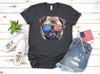 Pug USA Flag T-Shirt, Funny Dog July 4th, American Flag Tank Top, Fourth of July T-shirt, T-shirt,T-shirt, Gift