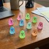 12 PCS/SET Resin Glow In The Dark Ghosts Creative Ghost Ornaments  Party Decoration