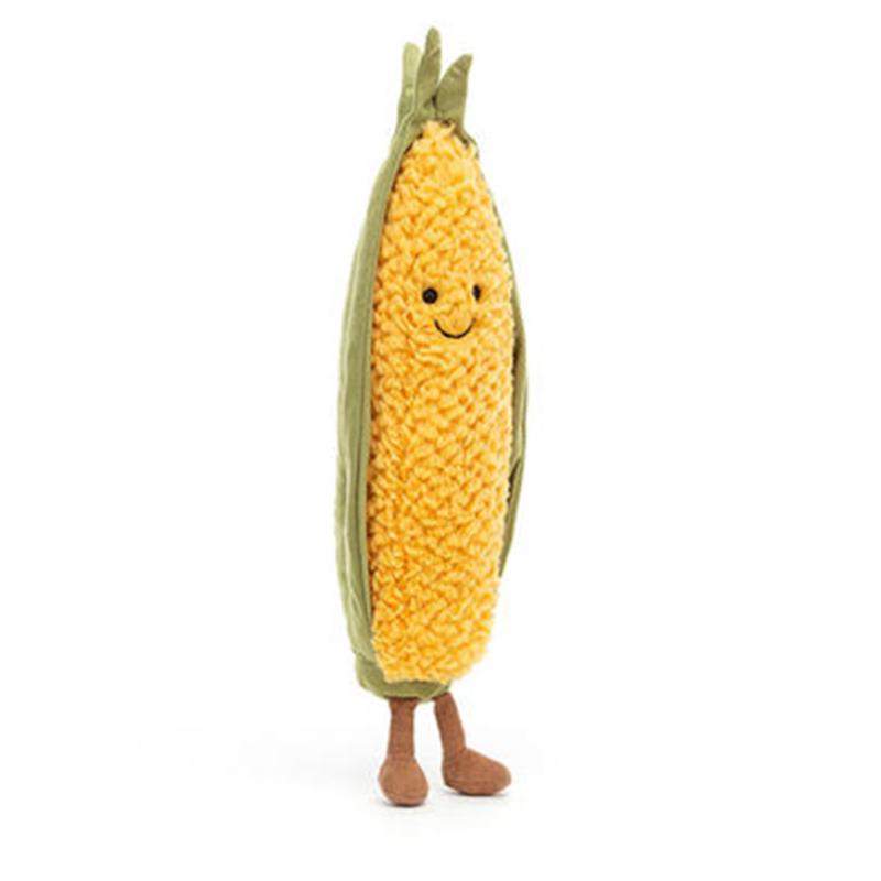 Jellycat Fun Food Series Vegetables Sweet Corn Soothing Doll Plush Doll 30cm High