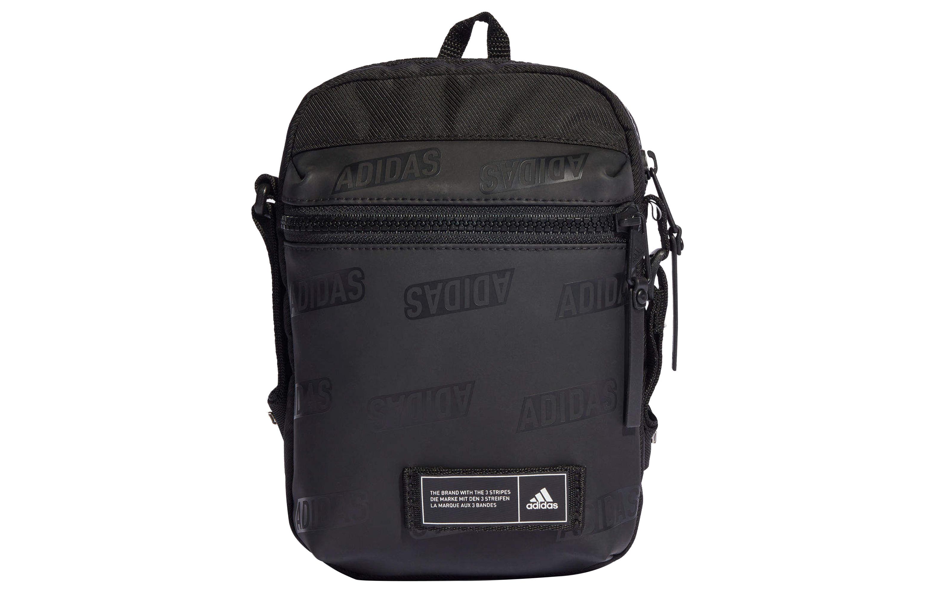 

Adidas Eco friendly Polyester Fiber Flat Woven Fabric Shoulder Bag, Crossbody Bag Regular Unisex Black HY0742