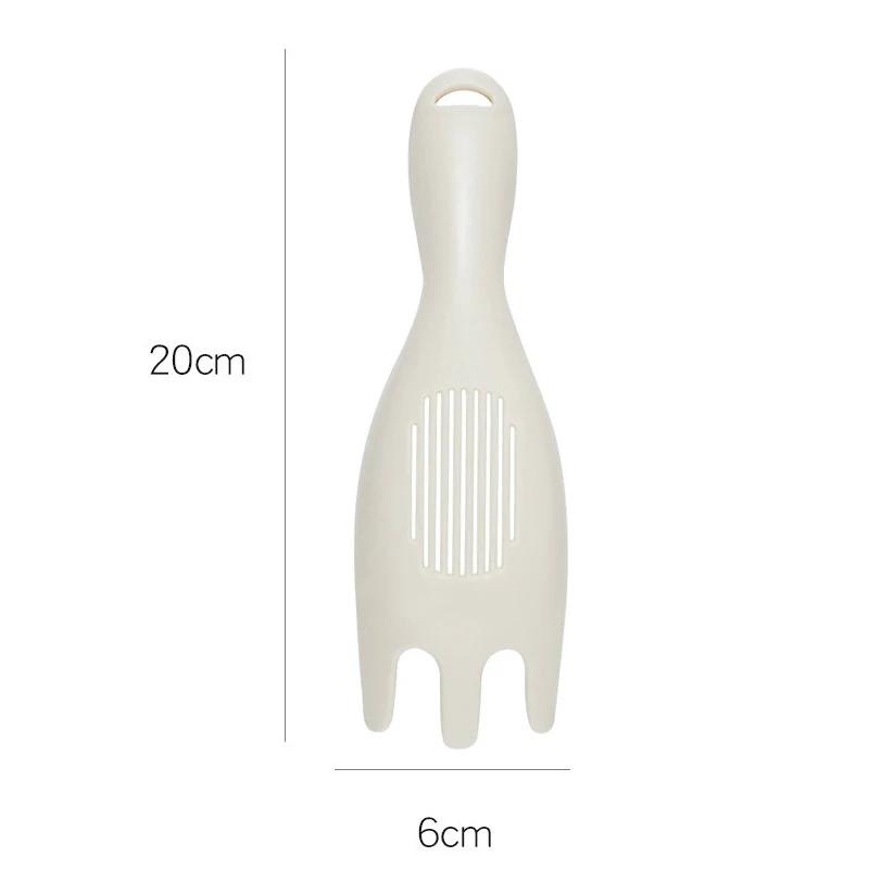 Sieving Rice Scoop Kitchen Drain Colander With Handles Rice Bowl Strainer White Rice Washing Tools Sink Drain Household Tools