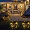 6 Pieces of Solar Outdoor Lights, Solar Decorative Path Lights, Garden Lawn Lights, Solar LED Landscape Garden Lighting, New Year Decoration
