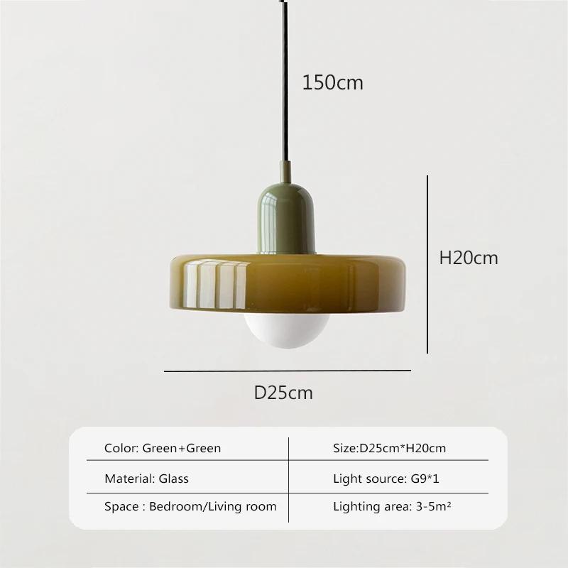 Nordic Pendant Light Glass Home Decorative Lamp For Living Room Restaurant Bedroom Study Indoor Hanging Illumination Luminaires