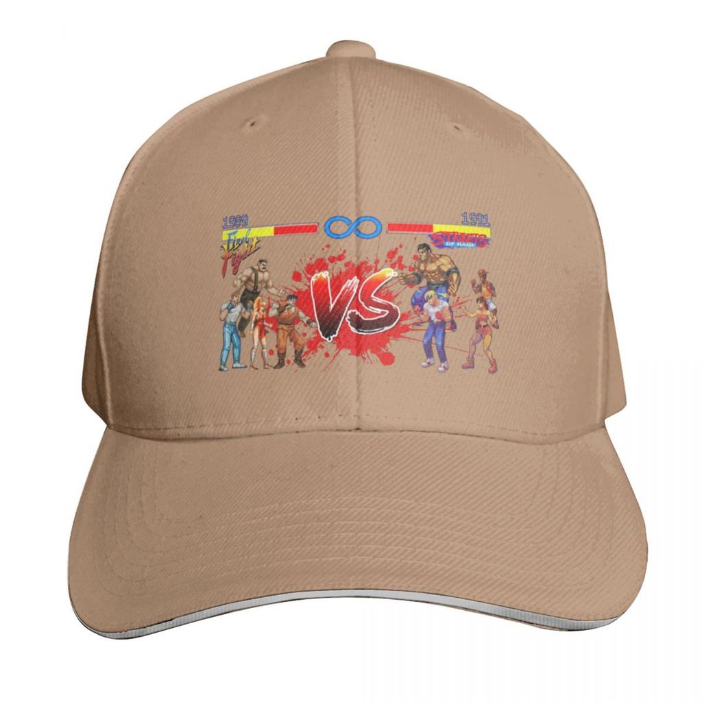 Final Fight Vs Street of Rage Baseball Cap Wild Ball Hat New Hat Golf Hat Unisex Hood Unisexs Tennis Womens