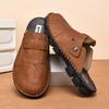Summer Men's Leather Sandals Slippers Beach Sandals Outdoor Rubber Flip Flops Men Water Trekking Sandals