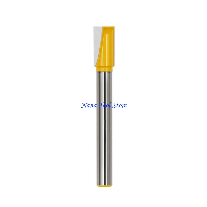 

31GJ 12mm Shank Double Flute Carbides Router Bit with Extended Shank for Wood Bottom Cleaning in Multiple Size 12x16x30