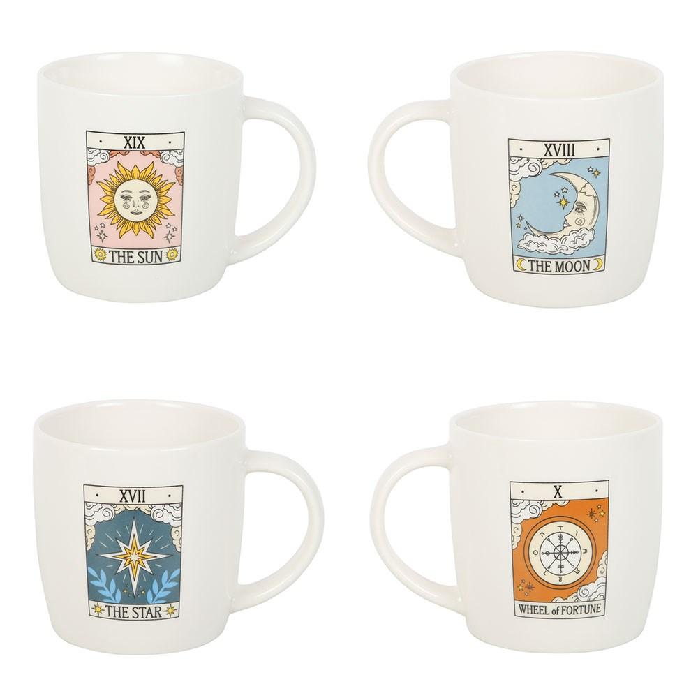 Something Different Tarot Vintage Mug Set (Pack of 4)