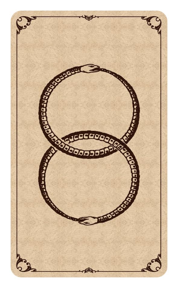 Kancharo 78-Card Tarot Set [Symbolic Tarot of Wirth Mini] Includes Japanese Tarot Card Instructions & Pouch (Authentic)