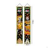 Halloween Banner Outdoor Skull Door Hanging Scary Lightweight Skeleton Couplets Front Porch