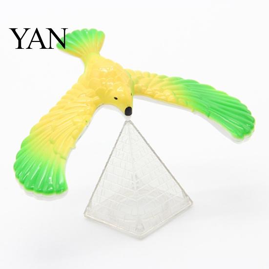 Kid Educational Toy Plastic Nature Gravity Pyramid Balance Bird Eagle