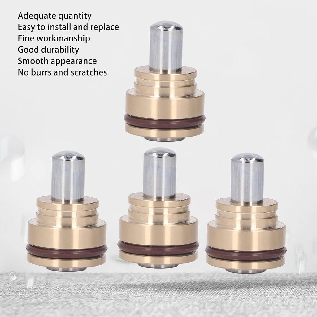 4Pcs Joystick Handle Control Valve, High Hardness Good Sealing Excavator Joystick Handle Button for E320B, C, D