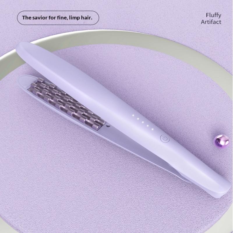 Professional Volumizing Ceramic Hair Iron For Thicker Hair Or Larger Lasting Hair Volume Fluffy Hair Straightener Crimping Tool