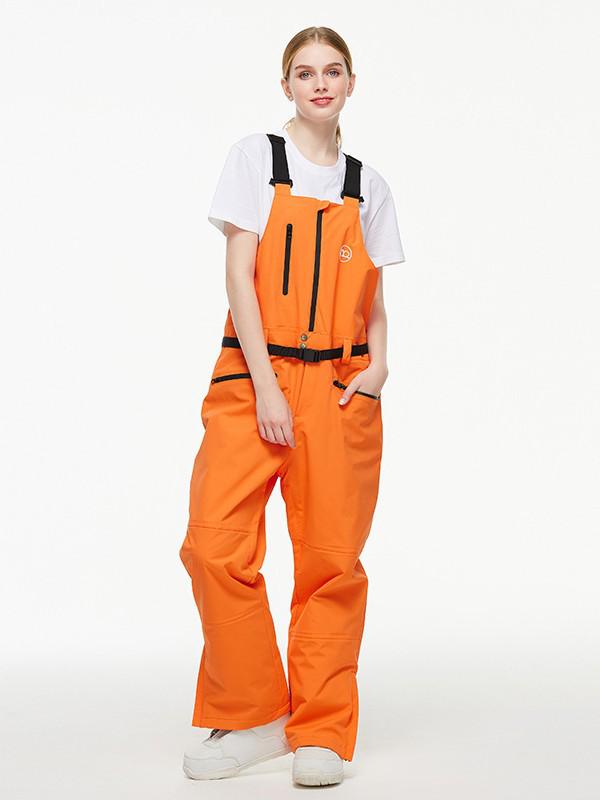 Unisex Waterproof Ski Pants with Suspenders - Warm, One-Piece Snowboarding & Ski Apparel