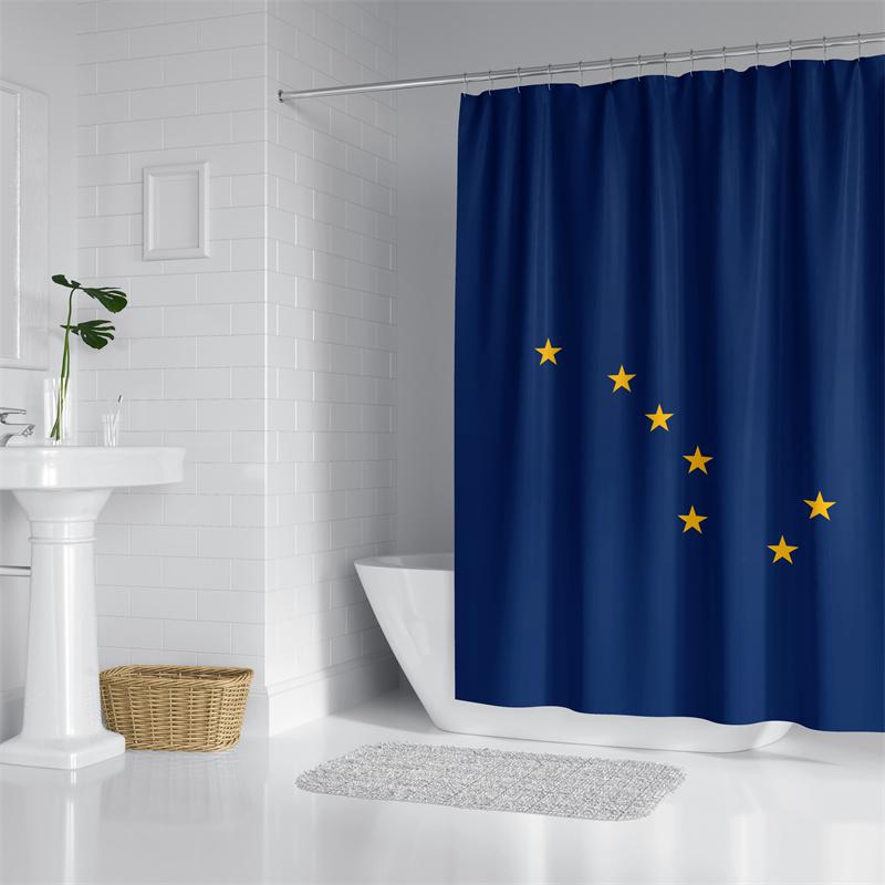 

Aertemisi Alaska Shower Curtain Set With Grommets And Hooks For Bathroom Decor W60H190(CM)-1 Pcs