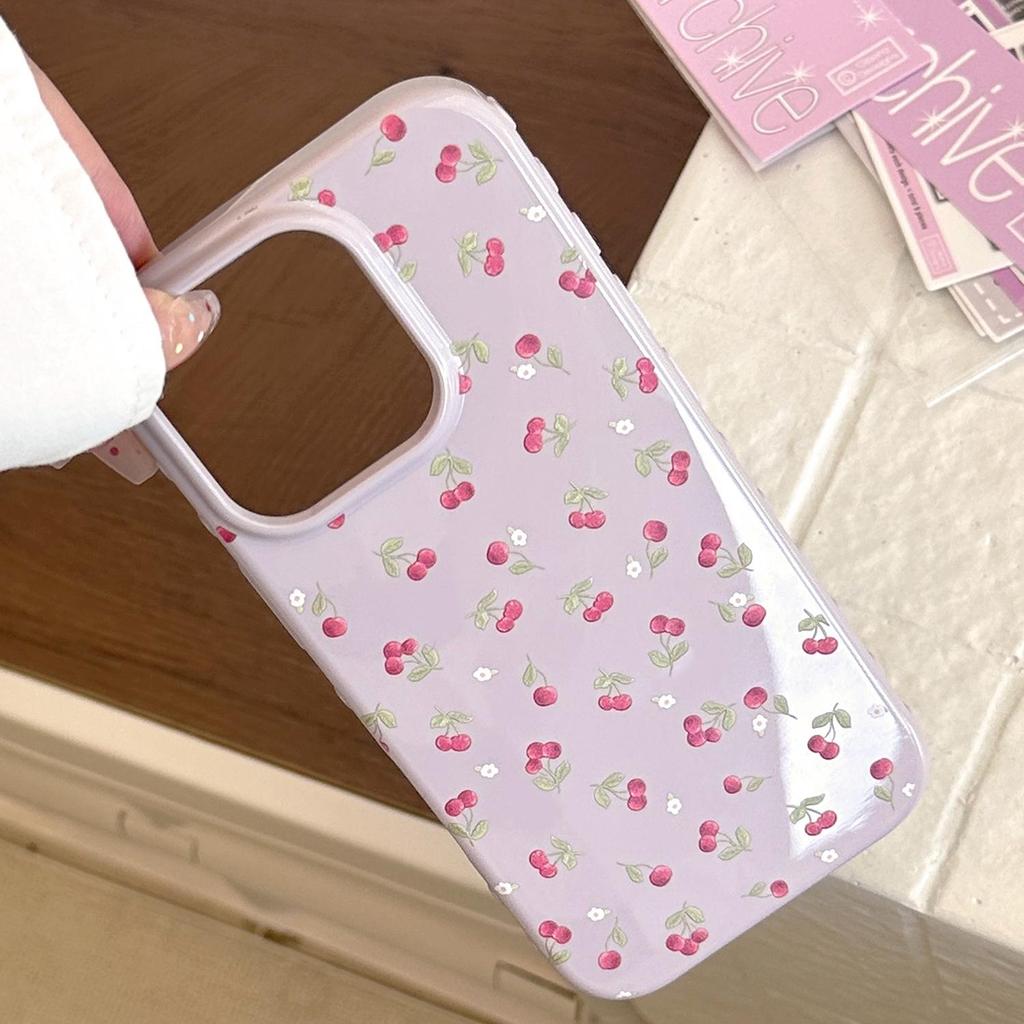 Little White Flower Cherry Case for iPhone 17 iPhone 17 Pro Max
