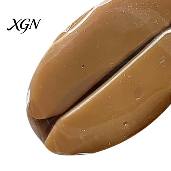 Coffee Bean Keychain Squeeze Toy Realistic Food Healing Sensory Slow Rebound Office Desk Stress Shape Decompression Tool Portable Bag