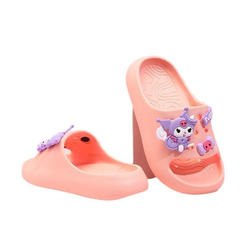 Cute Cartoon Character Summer Slippers For Girls With Soft Non-slip Eva Sole In Multiple Colors