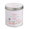 Celebrations Love Life Family Berry Tin Scented Candle