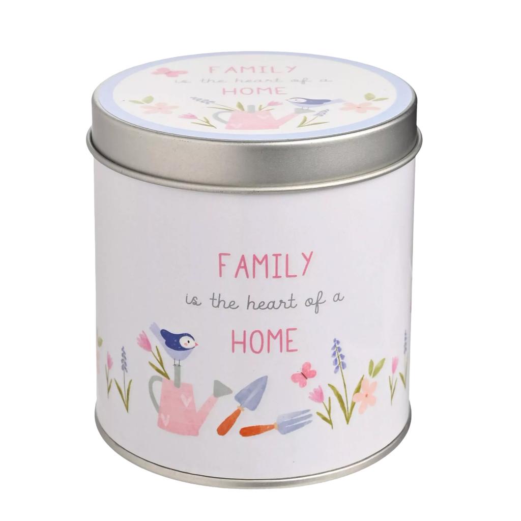 Celebrations Love Life Family Berry Tin Scented Candle