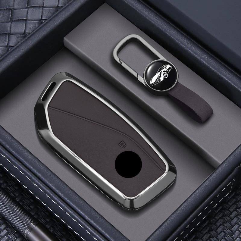 

Interior Mouldings Alloy Style Car Key Case Cover Shell For BMW i7 X7 G07 LCI iX I20 X1 U11 7 Series G70 G09 XM U06 G81 Energy 2