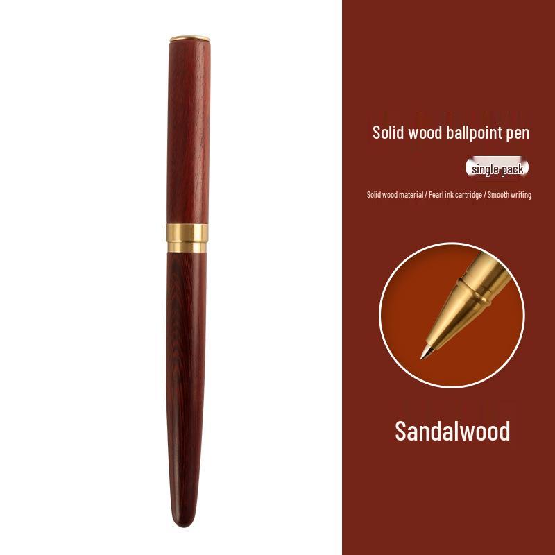 Brass Rosewood Fountain Pen - Custom Engraving Available - Ideal for Office Gifts
