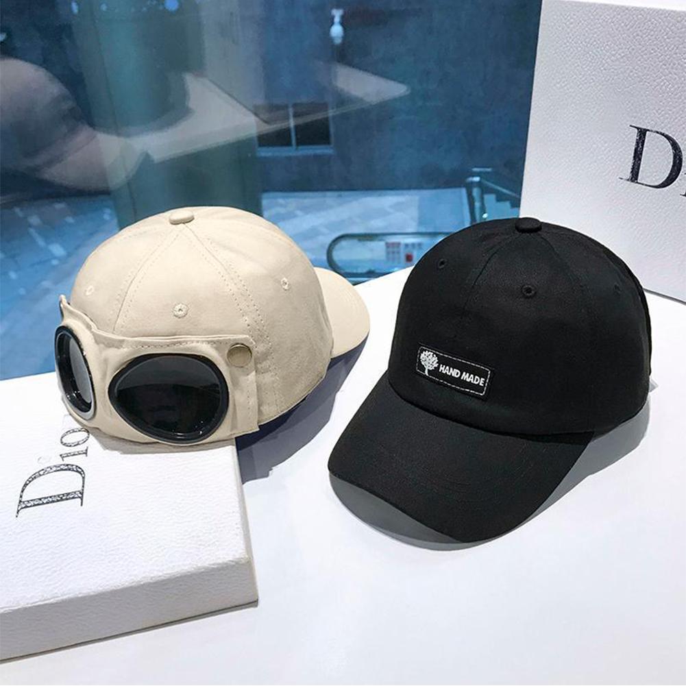 Reverse Glasses Cap Fashion Personality Baseball Cap Adjustable Cotton Casual Cap Cool Outdoor Sun Hat