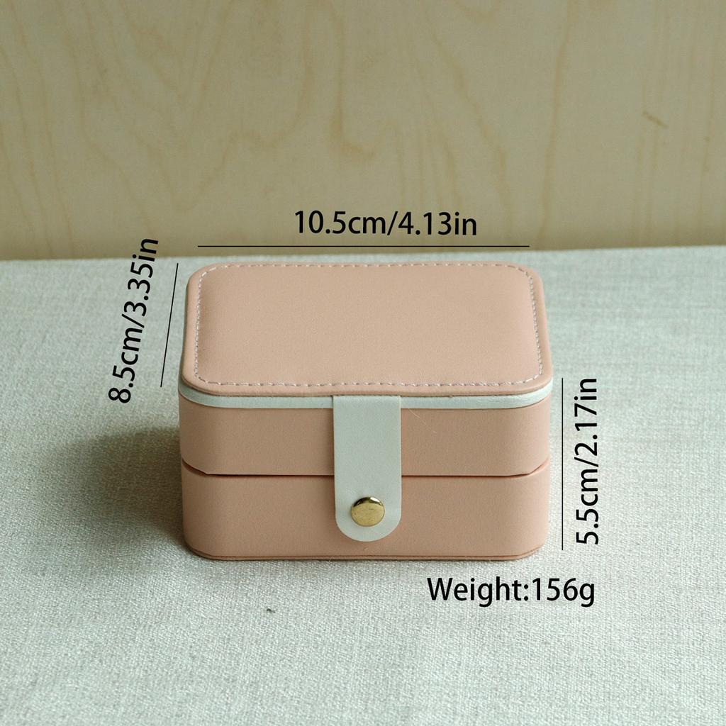 Tragbare Schmuckschatulle Verpackungsbox Make-up-Organizer Für Exquisite Kosmetik Beauty-Etui Behälter Abschlussveranstaltungen Geschenk