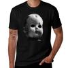 Spooky Doll Head TShirt Casual Loose Fit Summer Tee Shirt