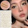 Y2K Diamond Face Jewels Golden Body Glitter Stickers for Makeup Festival Party Wedding DIY Self Adhesive Rhinestone Stickers