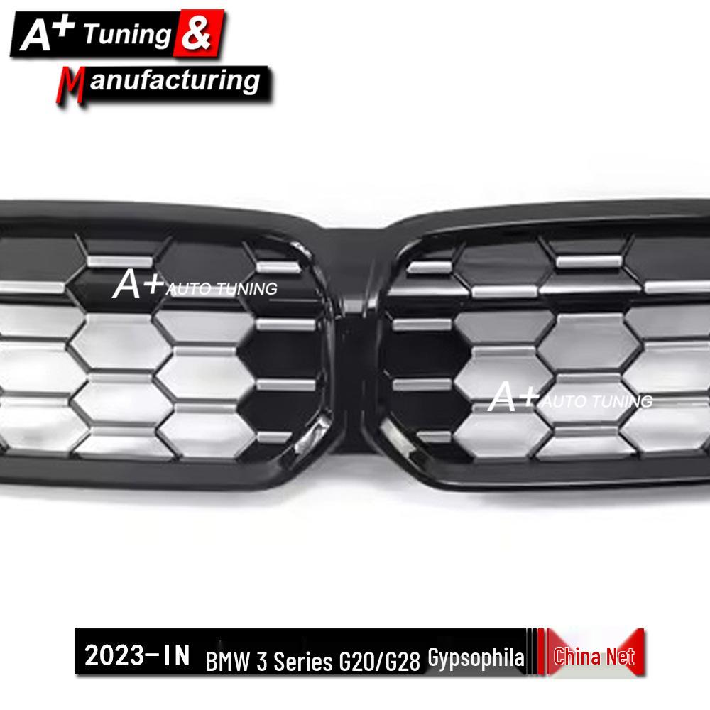 BMW 3 Series G20/G28 LCI 2023-IN Starry Sky Style Black Electroplated Front Grille
