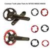 Round Oval Wear-resistant Crankset Wide Single Chain Ring Chainwheel Tooth Plate 4 Pieces Sprocket Bolts M7000 M9000