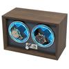 5 Rotation Watch Storage Display Box Double Watch Winder with Quiet Motor Mode Setting Automatic Watch Winder